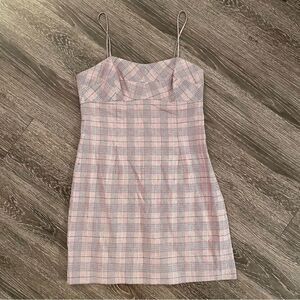 Intermix Plaid Roslyn Dress